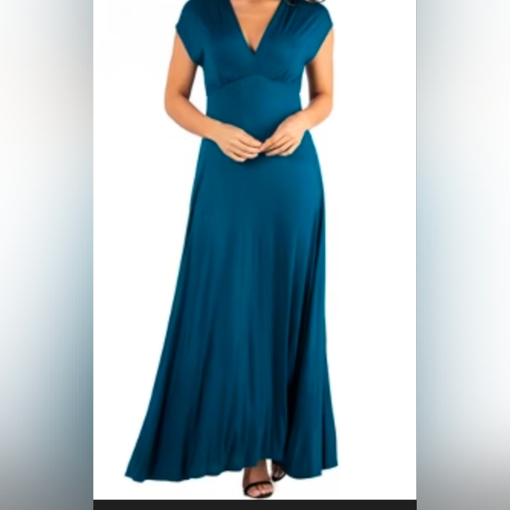 Jones New York Dark Teal Maxi Dress